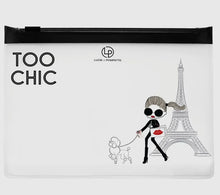 Load image into Gallery viewer, Lucie + Pompette ‘Too Chic’ Mini Cosmetic Kit
