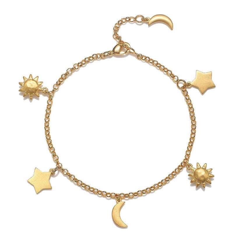 Sun & Moon Charm Bracelet By Satya Jewelry