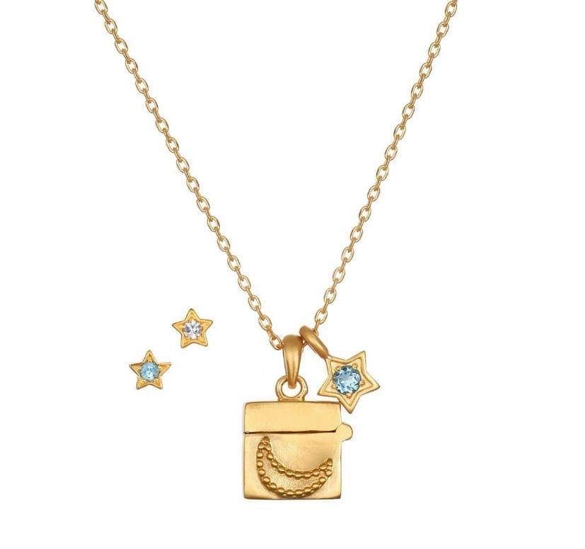 Moon & Star Locket Pendant By Satya Jewelry