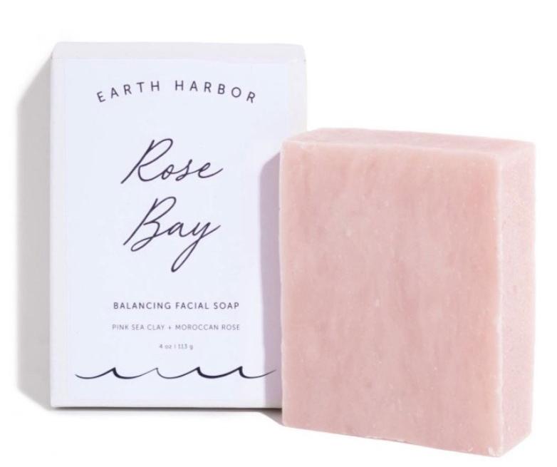 Rose Bay Balancing Face Soap By Earth Harbor